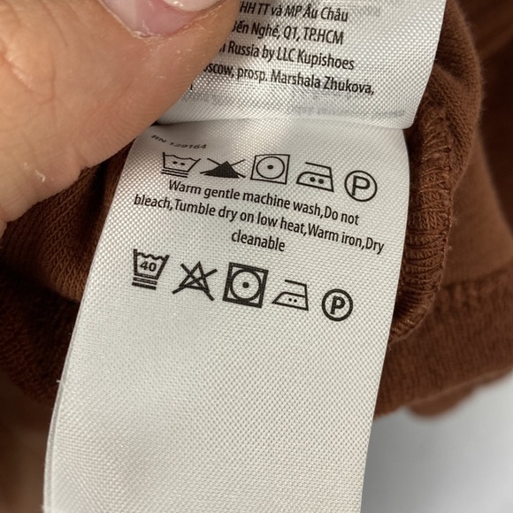 Cotton ON Caramel Brown Terrycloth Bralette Cropped Tank - Size Large - Picture 10 of 10